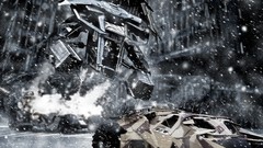 Snow Aircraft Batman Fighting armored vehicle Batman The Dark 