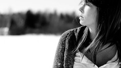 Snow black and white faces Zara Jay