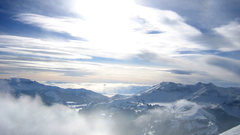 Snow bright Dusty tundra