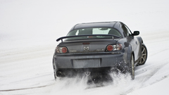 Snow cars Mazda vehicles