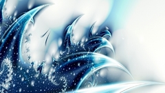 Snow cold ice abstract