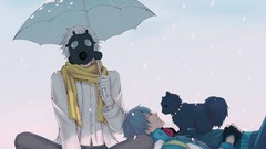 Snow Dogs Umbrellas guys! scarfs gas masks Aoba Tsugumi 