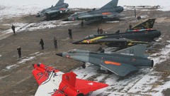 Snow fire Aircraft War white Austria fight Alps Europe military 