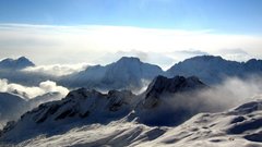 Snow germany Mountains nature