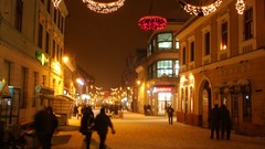 Snow landscapes Brasov