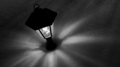 Snow lanterns Lamps grayscale