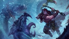 Snow Men storm Warriors angry axe beasts League of Legends 