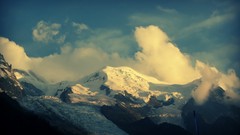 Snow Mountains clouds skyscapes Mont Blanc