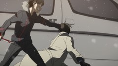 Snow night Anime gray eyes anime girls black hair black eyes 