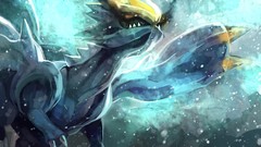 Snow nintendo Pokemon artwork digital art video games Kyurem