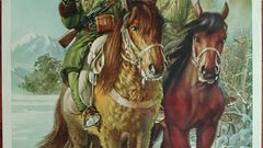 Snow poster The cavalry chinesearmored horsesstrong stormthis