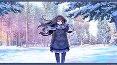 Snow purple hair mahou
