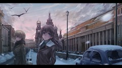 Snow Russia anime girls eila ilmatar juutilainen strike witches 
