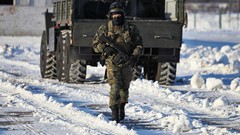 Snow soldiers Russia Commando AK ural explosives the Interior 