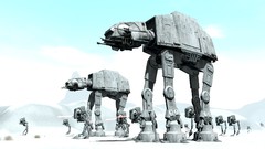 Snow star wars AT-AT Hoth
