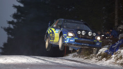 Snow sweden jumping rally