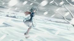 Snow touhou maids izayoi