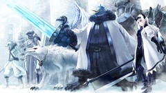 Snow weapons wings Anime horns Manga Wolves armor Warriors 