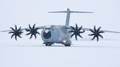 Snow winter Aircraft War cold ice Europe military propeller 