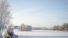 Snow winter cold Estonia lakes