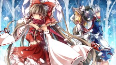 Snow winter dress hats navel white hair bow Ribbons blondes 