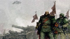 Snow winter Flags military Commander soldier tanks VTOL 