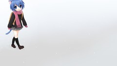 Snow winter gloves scarfs anime girls animal ears tails Mani