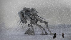 Snow winter mecha snowing