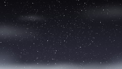 Snowflakes skyscapes