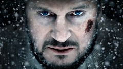 Snowflakes snow Movies eyes Actors Liam Neeson Celebrity faces 