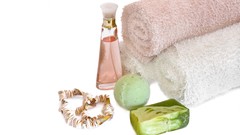 Soap towels Simple Background