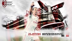 Soccer AC Milan san siro Zlantan Ibrahimovic