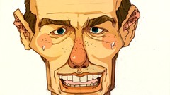 Soccer artwork Arjen Robben character illustration