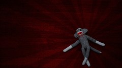 Socks decoration monkeys happy