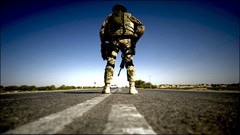 Soldier Afghanistan roads Bundeswehr