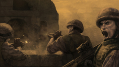 Soldier helmet brown armor