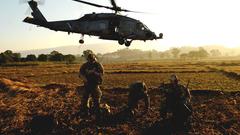 Soldiers Aircraft Army military