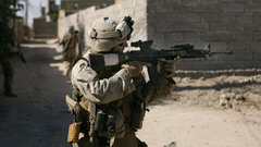 Soldiers Army military M16A4