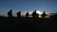 Soldiers Army silhouettes