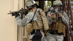 Soldiers Army training