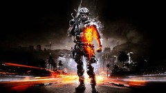 Soldiers black background military flare flares battlefield 