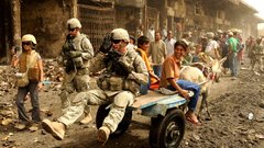 Soldiers donkey US Army