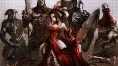 Soldiers dress Alice in