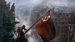 Soldiers Flags World War