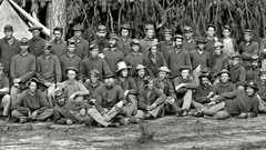 Soldiers grayscale monochrome historic