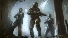 Soldiers Guns digital art