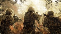 Soldiers Guns digital art