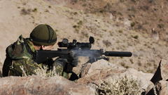 Soldiers Guns snipers SR25 Mk11