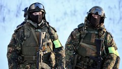 Soldiers helmets military uniform