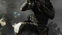 Soldiers military futuristic weapons